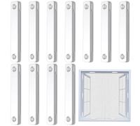 Screen Magnets - Multi Pack Magnetic Screens Clips, Self Stick Mounting Tape, bugse Screen Retention Solution, Frame Support Design, Free Setup Kit | for Home Office Greenhouse Balcony Workshop Use