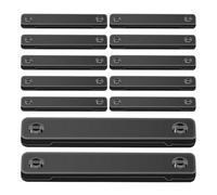 Screen Magnets - Twelve Pieces Strip Magnetic Adhesive Set Flexible Mounting Hardware With Strong Bracket | Reliable Window Nursery Apartment Living Room RV Garden School Patio Loft