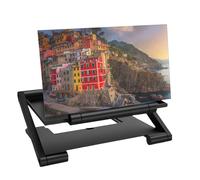 Screen Magnifier - 20 cm HD Amplifier - Height Adjustable Mobile Screen Amplifier with Folding Stand, for Women, Men, Children, Movies and Videos