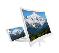 Screen Magnifier - ABS, 12.2x7.68x1.18in, Projector Enlarger, Foldable Design | Curved Phone Screen Amplifier, Video Viewing Enhancer for home, travel, kids, adults, movie nights
