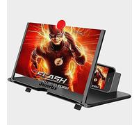 Screen Magnifier Amplifier, New Generation Phone Holder Screen Amplifier, 3D HD Video and Gaming Phone Projector-with Foldable Phone Stand, Supports All Smartphones