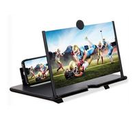 Screen Magnifier for Cell Mobile Phone, 10-20 inch New Version 3D Ultra-HD Portable Phones Screen Amplifier for Movies Videos and Gaming (Landscape mode,16inch)