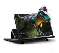 Screen Magnifier for Cell Phone, 14" Magnifying HD 3D 2025 Upgraded Phone Screen Amplifier Phone Stand with Screen Enlarger Compatible with All Smartphones for Movies Videos (14 inch)