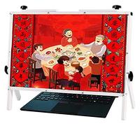 Screen Magnifier, Laptop HD Amplifier Computer,22" Computer Screen Magnifier,Laptop Screen Magnifier,3-5D Hdcomputer Phone Screen Magnifiers Holder with Adjustable Angle Design (Color : Wit) ( Color :