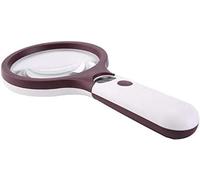 Screen Magnifier Magnifier/LED Light Handheld Magnifier 20X HD Reading Magnifier Applicable to Books Newspaper Map Coins Jewelry Hobbies and Crafts Portable Magnifier with LED Light Double t