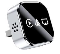 Screen Mirroring Adapter for Car - Metal | Wired with Wireless Player | Screen Mirroring Device | For Vehicle Audio Link Couple, Watch Movies, Media Phone