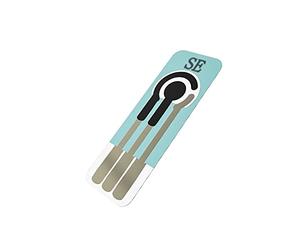 Screen Printed Carbon Electrode Sheet - SPCE Electrodes for Environmental, Clinical & Food Analysis with Adapter(50)