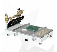 Screen Printing Station, Steel Mesh Solder Paste Printing Table with Porous Workbench, Max Printing Area 400 * 320mm for Precision PCB Prototyping
