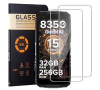 Screen Protector for DOOGEE Fire 3 Max,[2 Pack]99.99% HD Full Coverage Easy Installation Round Edge Scratch Resistant Bubble Free,9H Hardness Premium Quality Tempered Glass Film,Transparent