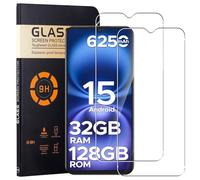 Screen Protector for DOOGEE Note 58/Note 58 Pro,[2 Pack]99.99% HD Full Coverage Easy Installation Round Edge Scratch Resistant Bubble Free,9H Hardness Premium Quality Tempered Glass Film,Transparent