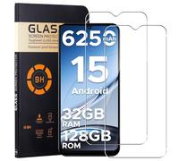 Screen Protector for Doogee Note 59/Note 59 Pro/Note 59 Pro Plus,[2 Pack]99.99% HD Full Coverage Easy Installation Round Edge Scratch Resistant Bubble Free,9H Hardness Premium Quality Tempered Glass