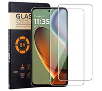 Screen Protector for Motorola Moto G15/MOTO G05/Moto E15,[2 Pack]99.99% HD Full Coverage Easy Installation Round Edge Scratch Resistant Bubble Free,9H Hardness Premium Quality Tempered Glass Film