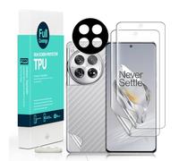 Screen Protector For Oneplus 12 5G 6.82"[2 Pack],Flexible TPU Film,With 1Pc Camera Lens Protector,1Pc Back Film,Bubble Free,Easy to install