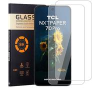 Screen Protector for TCL NxtPaper 70 Pro,[2 Pack]99.99% HD Full Coverage Easy Installation Round Edge Scratch Resistant Bubble Free,9H Hardness Premium Quality Tempered Glass Film,Transparent