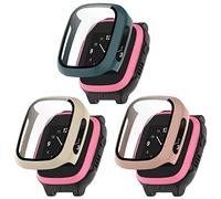 Screen Protector for Xplora X5 Play, 3-Packs Watch Screen Protector, Anti-Scratch, HD Bezel Compatible with Xplora X5 Play (Green+Ivory white+Pink)