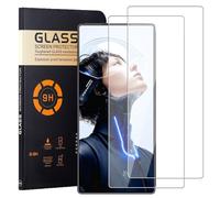 Screen Protector for ZTE nubia RedMagic 11 Pro/RedMagic 11 Pro+,[2 Pack]99.99% HD Full Coverage Easy Installation Round Edge Scratch Resistant Bubble Free,9H Hardness Premium Quality Tempered Glass