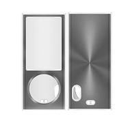 Screen Protector Guard Case for Apple iPod Nano 5th Gen Generation Case 2 Piece Snap On Hard Case Cover (Gray)