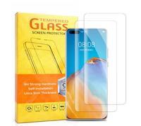Screen Protector Tempered Glass For Huawei P40, [2Pack], 9H Hardness, Anti Scratch, Case Friendly