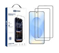 Screen Protector XDcase 2pcs / Pack Silk Screen Printed HD Tempered Glass Film, Support Fingerprint Unlock for Galaxy S25 5G