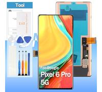 Screen Replacement for Google Pixel 6 Pro OLED LCD Display GD1YQ, GTT9Q LCD Touch Screen Digitizer Assembly Replacement| 6.7'' LCD Display | Black | Tools Included