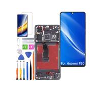 Screen Replacement for Huawei P30 LCD Display,MAR-L01A MAR-L21A MAR-LX1A Display Touch Screen Digitizer Assembly Repair Parts with Kit(without Fingerprint,Black with Frame)