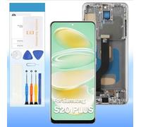 Screen Replacement for Samsung Galaxy S20 Plus SM-G986 SM-G985 LCD Display Touch Digitizer Assembly with Black Frame(Incell,Not Fingerprint)