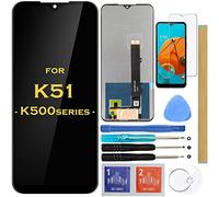 Screen Replacement LCD Display Touch Digitizer Assembly for LG K51 K500 LM-K500UM K500UM3 K500MM K500QM 6.5" (Black)