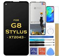Screen Replacement LCD Display Touch Digitizer Assembly for Motorola Moto G8 Stylus G Stylus 2020 XT2043 XT2043-4 XT2043-7 6.4" (Black)
