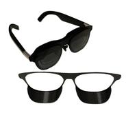 Screen Shade For Xreal One Lens Drop-resistant Protector Cover Bottom Light Shield 3D Printing Sun Hood Black Lightweight Sunshade