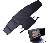 Screen Shadow Guard - Thermal Fabric Panel, Light Polyester Cloth, Foldable Computer Cover With Viewing Window | Portable Outdoor Accessory For Gentlemen Ladies Students Remote Work Beach Meadow