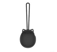 Screen Shield Silicone Cover Case For Tamagotchi Paradise Pet Game Console With Convenient Lanyard For Carrying(Black)