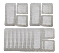 Screen Tape - 10-Piece Repair Kit for Fibreglass Window Grille | Self-Adhesive DIY Protective Strip | Invisible Door Repair Patch for Fixing Cracks, Holes and Damage in the Living Room