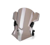 Screen Visor Motorcycle Windshield Deflector Screen Visor For Ducati For Hypermotard For Monster For Streetfighter 2009 2010 2011 2012 2013 2014 2015(Brown)