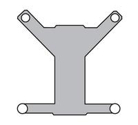 ScreenBeam 960 Mounting Kit. Product colour: Black