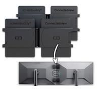screenbuddy ConnectedView I Innovative PC accessories I Computer accessories I Gaming accessories for optimal gaming set-up I Magnetic screen connection for ergonomic work
