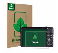 ScreenLeaf 2 Pack Screen Protector compatible with Canon PowerShot SX740 HS/Lite [sustainable screen protection, clear, anti-scratch]