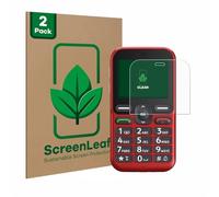ScreenLeaf (2 Pack Screen Protector compatible with Doro Leva L10 [sustainable screen protection, clear, anti-scratch]