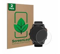 ScreenLeaf (2 Pack Screen Protector compatible with Garmin Fenix 7 Pro Solar (47 mm) [sustainable screen protection, clear, anti-scratch]