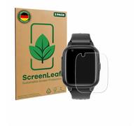 ScreenLeaf 2 Pack Screen Protector compatible with Krostming Kids Smartwatch GPS 4G [sustainable screen protection, clear, anti-scratch]