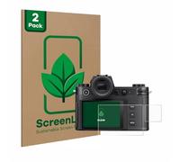 ScreenLeaf 2 Pack Screen Protector compatible with Leica SL3-S (Display + top plate display) [sustainable screen protection, clear, anti-scratch]