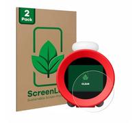 ScreenLeaf 2 Pack Screen Protector compatible with Nintendo Sound Clock Alarmo [sustainable screen protection, clear, anti-scratch]