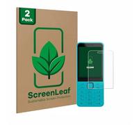 ScreenLeaf 2 Pack Screen Protector compatible with Nokia 235 4G (2024) [sustainable screen protection, clear, anti-scratch]