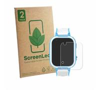 ScreenLeaf 2 Pack Screen Protector compatible with Olivfant Kids Smartwatch 1.44" [sustainable screen protection, clear, anti-scratch]