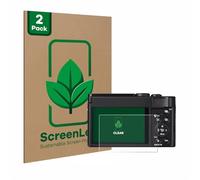ScreenLeaf 2 Pack Screen Protector compatible with Panasonic Lumix DC-TZ99 [sustainable screen protection, clear, anti-scratch]