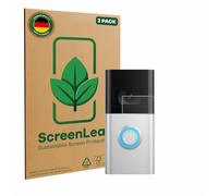 ScreenLeaf 2 Pack Screen Protector compatible with Ring Video Doorbell 4 / Doorbell 3 [sustainable screen protection, clear, anti-scratch]
