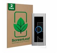 ScreenLeaf 2 Pack Screen Protector compatible with Ring Video Doorbell Pro 2 [sustainable screen protection, clear, anti-scratch]