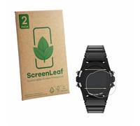 ScreenLeaf 2 Pack Screen Protector compatible with Timex Expedition Atlantis T5K463 [sustainable screen protection, clear, anti-scratch]