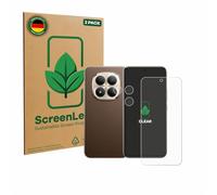 ScreenLeaf 2 Pack Screen Protector compatible with Xiaomi Redmi Note 15 Pro Plus 5G (Front+Camera) [sustainable, clear, anti-scratch]