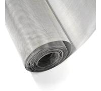 Screens for Windows， 304 Stainless Steel Woven Wire Window Screen Roll Silver Multiple Sizes(0.8x5m)