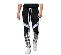 SCREENSHOT 1202 Mens Hip Hop Premium Classic Fit Urban Fleece Pants, P11030-black/Pattern, X-Large